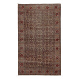 Distressed One-of-a-Kind 4'4" X 7'2" Hand Knotted Area Rug