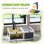 Habitation de tortue en bois grise
