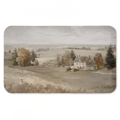 Tapis de cuisine ergonomique rembourré recyclé Vast Countryside Serenity, 18 po x 30 po