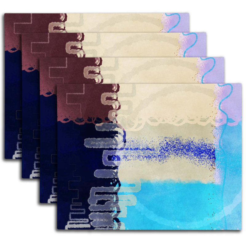 Ensemble de 4 napperons Glitter