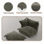Upholstered Armchair with Footstool-1127813410