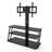 Multi-Function Angle And Height Adjustable Tempered Glass  TV Stand