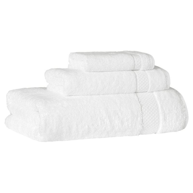 STARLIGHT Turkish Cotton Terrycloth Towel Set, White
