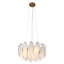 Lustre rond transitionnel en verre 11 lumières