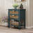 Wood Console Table with 2 Drawers,Shelf-449645315