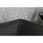 Rectangular Bathroom Sink In Matte Black With Attractive Look - 14.38"L X 22.25"W 4-3/8"H Glass Vessel 4-3/8"H, Elegant