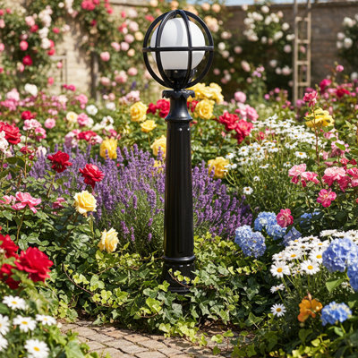Globe Outdoor Floor Lamp