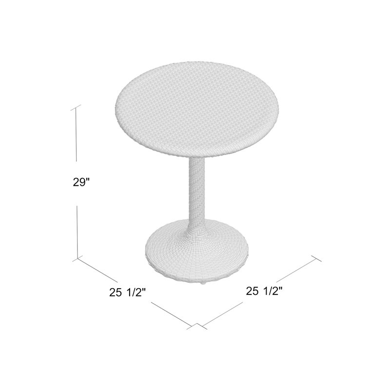 Bilson Outdoor Round Bistro Table
