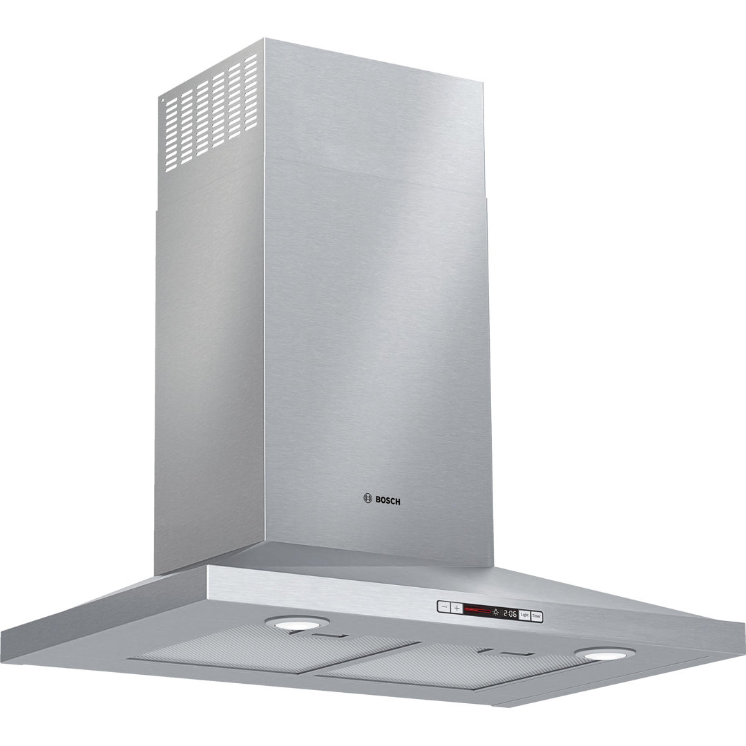 800 Series 30" 300 Series 300 CFM Convertible Wall Mount Range Hood in Stainless Steel Bosch