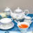 DNGJU 28oz. Floral Teapot Set