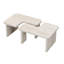 Table basse rectangulaire en bois détachable-164083416