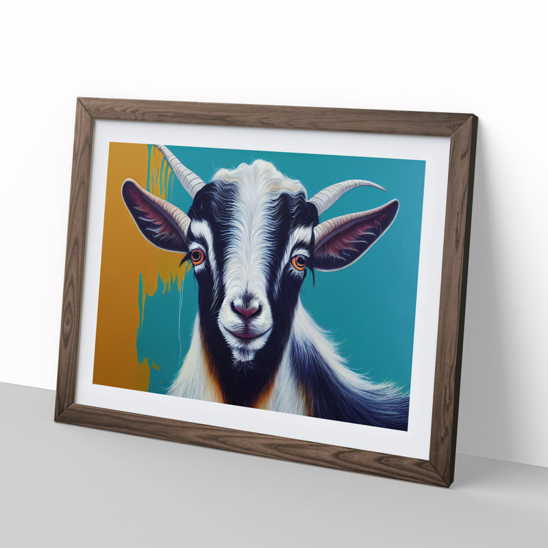 Goat in Colour Vol.2 - Framed Print
