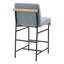 Tabouret de comptoir rembourré 26 po Rooney-93494404