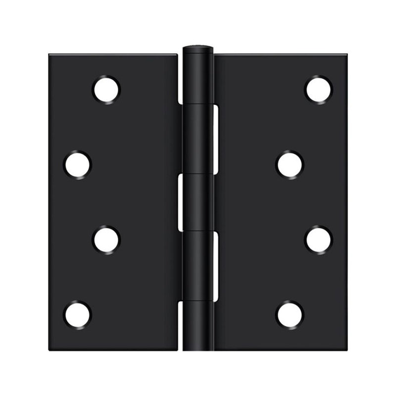 Steel Hinge, Paint Black
