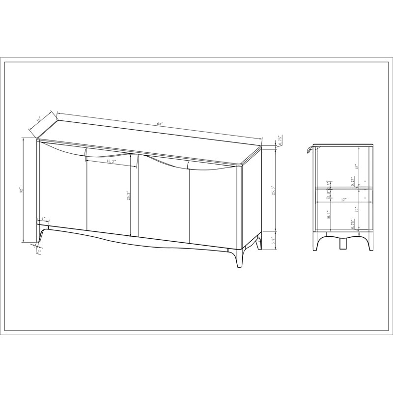 Becki Owens x Surya Mollie Sideboard