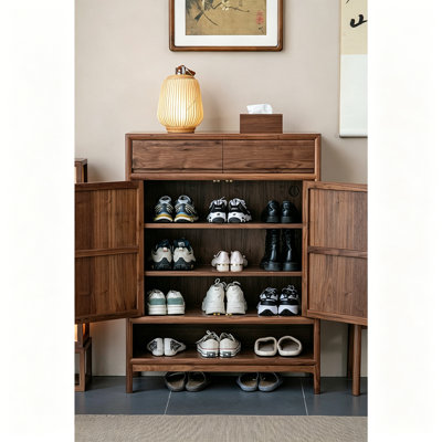 Armoire de rangement pour chaussures respirante et réglable