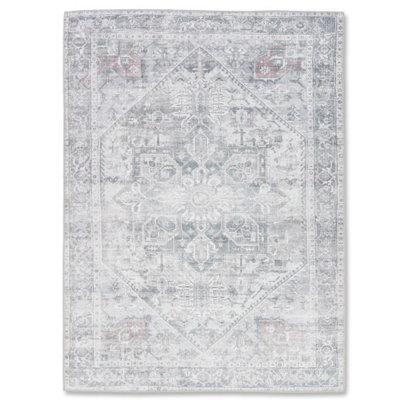Aura Gray Patterned Area Rug