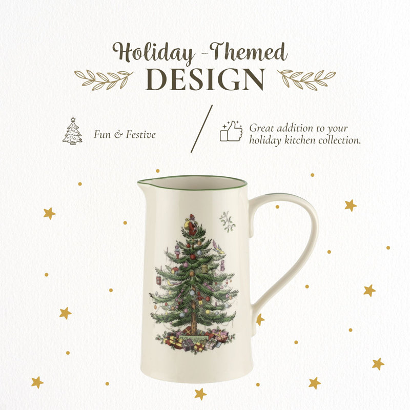 Spode Christmas Tree 32 oz. Pitcher