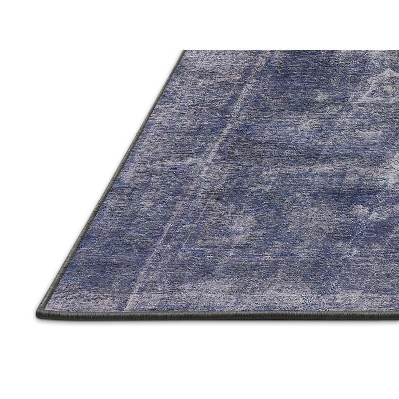 Tapis oriental beige / bleu Sanjuana, Rectangle 8 pi x 10 pi