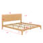 Lit plateforme en bois de bambou-1281247242