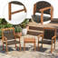 Ensemble de conversation pour 2 personnes Acacia Wicker