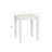Lilah White Aluminum Side Table