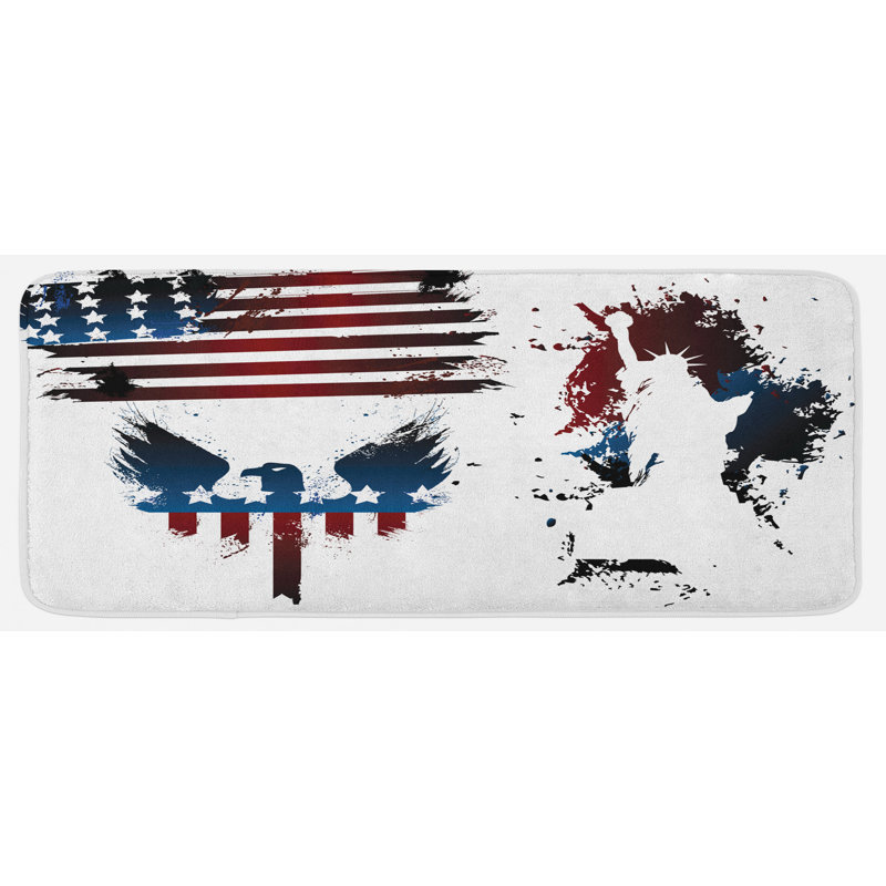 Tapis de cuisine american flag
