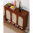Retro Nut-Brown Solid wood Shoe Storage