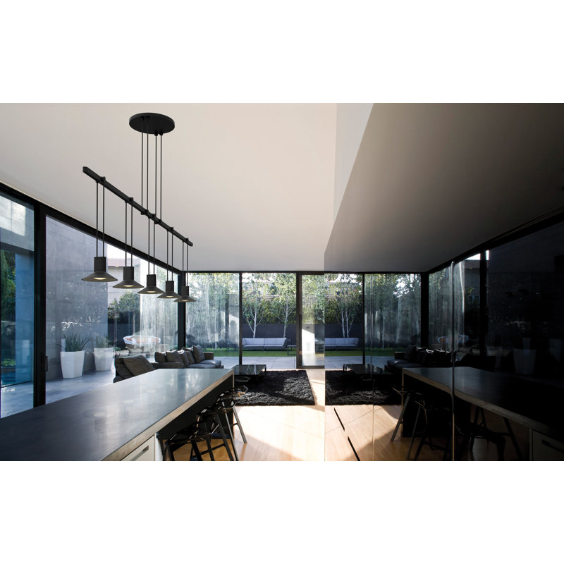 5 led light kitchen island pendant linéaire Suspenders®