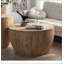 Table basse rectangulaire avec plateau en bois manufacturé