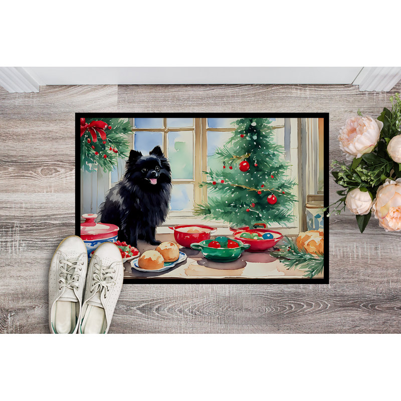 Paillasson Pomeranian Junya DAC3865, L 18 po x L 27 po
