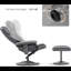 Aashka Ergonomic Faux Leather Recliner with Footrest-1378975474