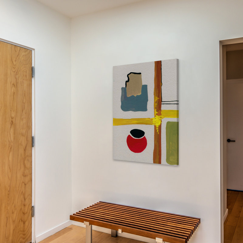 « divisée », reproduction de peinture à l’acrylique sur toile, H 24 po x l 16 po