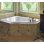Baignoire de trempage d'angle 60 po x 60 po Eureka II