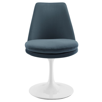 Lippa Upholstered Swivel Dining Chair