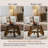 31.5" Glass Coffee Table for Living Room, 2-Tier Wood Accent Center Table with Open Storage-29619942