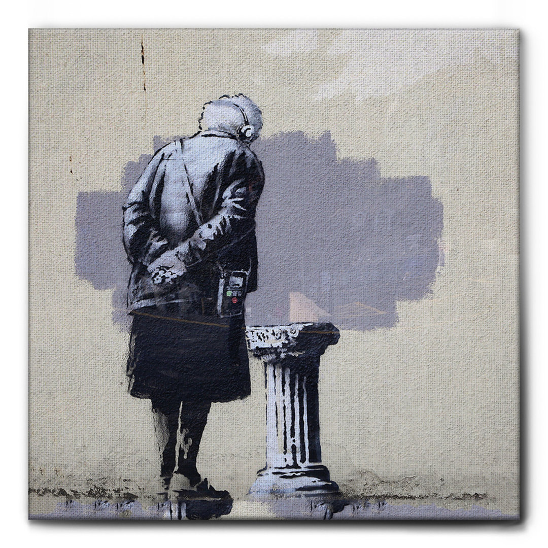 Leinwandbild Art Buff von Banksy