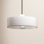 Riverside Single Light Ceramic Dimmable Pendant