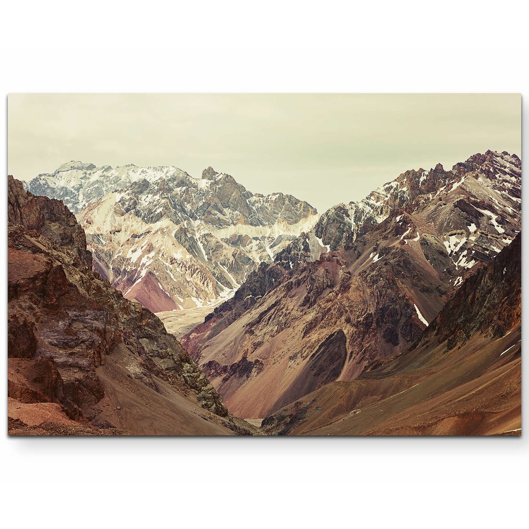 Leinwandbild Berge im Aconcagua National Park – Argentinien