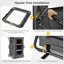 Table de camping pliante en acier thermolaqué Debets