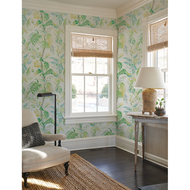 Tropique Wallpaper, Blush