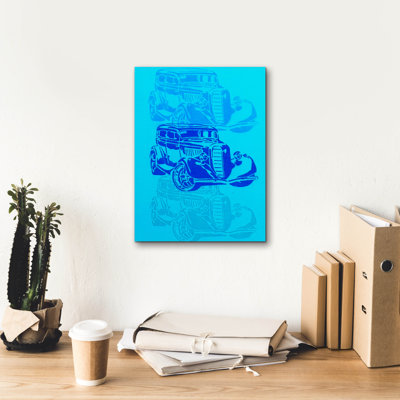 «17 Muscle Car 2» par Abstract Graffiti, art mural sur toile