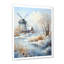 «Snowy Windmill Winter Landscape II - Windmills», art mural-1938246080-1904417141