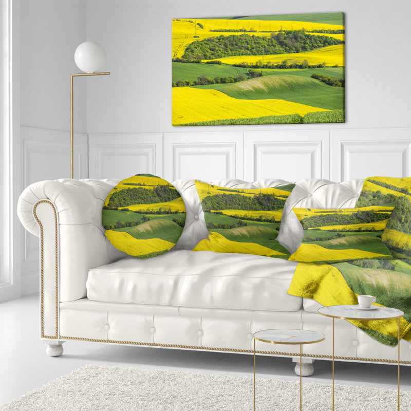 Coussin Schafer Landscape, 18 po x 18 po, Coussin décoratif