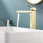 Robinet de meuble-lavabo moderne monotrou à poignée simple