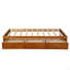 Lit plateforme simple avec rangement et 3 tiroirs-1115138293