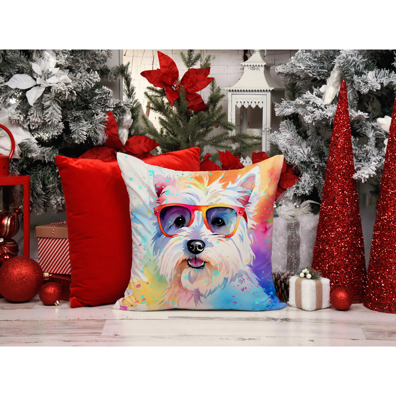  Coussin décoratif intérieur / extérieur en polyester Autre / Sans motif, H 18 po x l 18 po