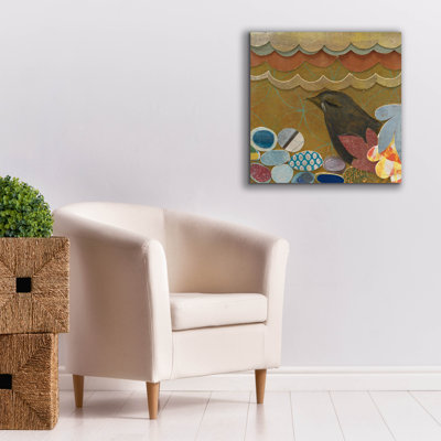 Art mural sur toile Winston Porter «Nesting Birds 1» par Candra Boggs