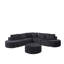 Ensemble de canapé modulaire en chenille sans assemblage requis-1186912137