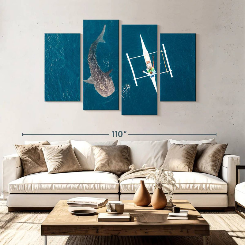 Brampt Oslob Whale Shark, 54" H x 84" W